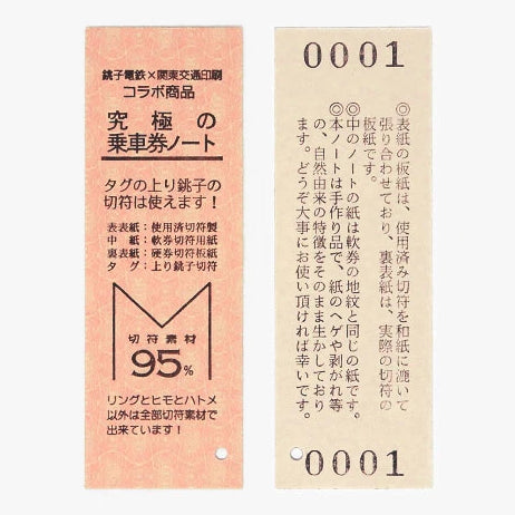 【銚子電鉄】究極の乗車券ノート