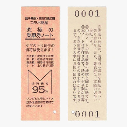 【銚子電鉄】究極の乗車券ノート